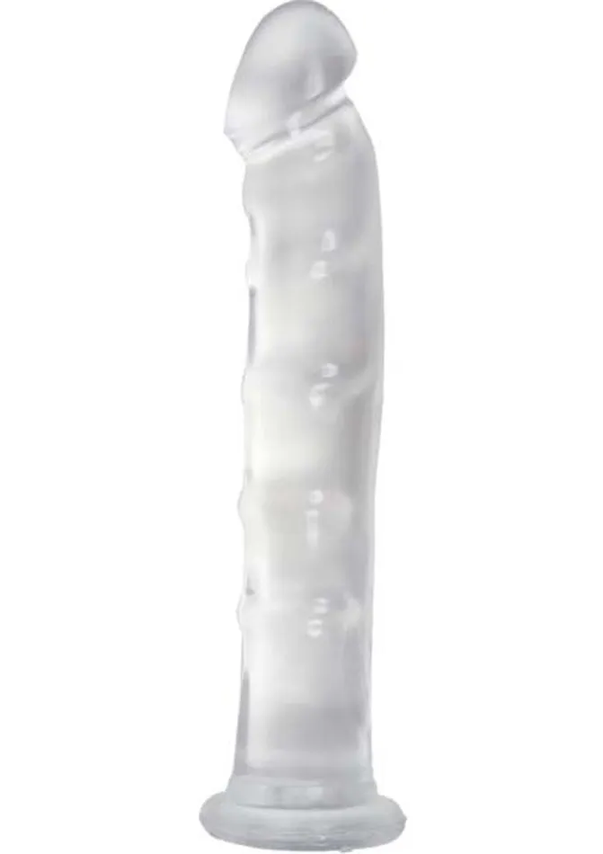 Jelly Jewels Dildo 8in Clear Doc Johnson Dildos Jelly Jewels Dildo 8in Clear Doc Johnson Dildos