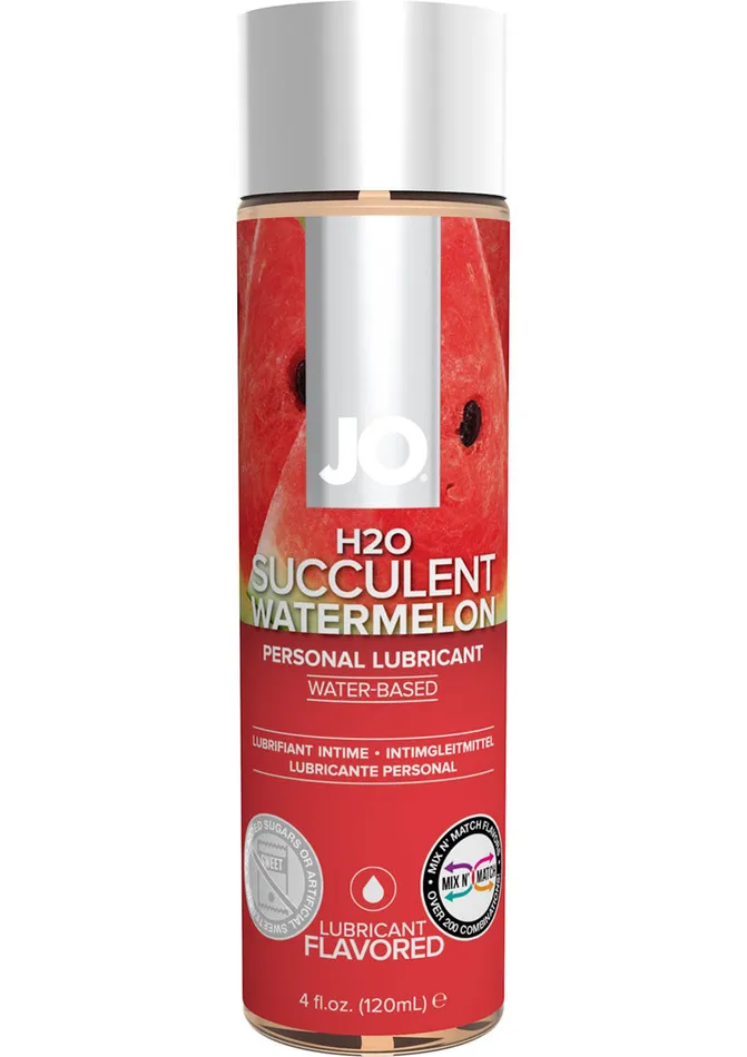JO H2O Water Based Flavored Lubricant Watermelon 4oz System Jo Lubricants