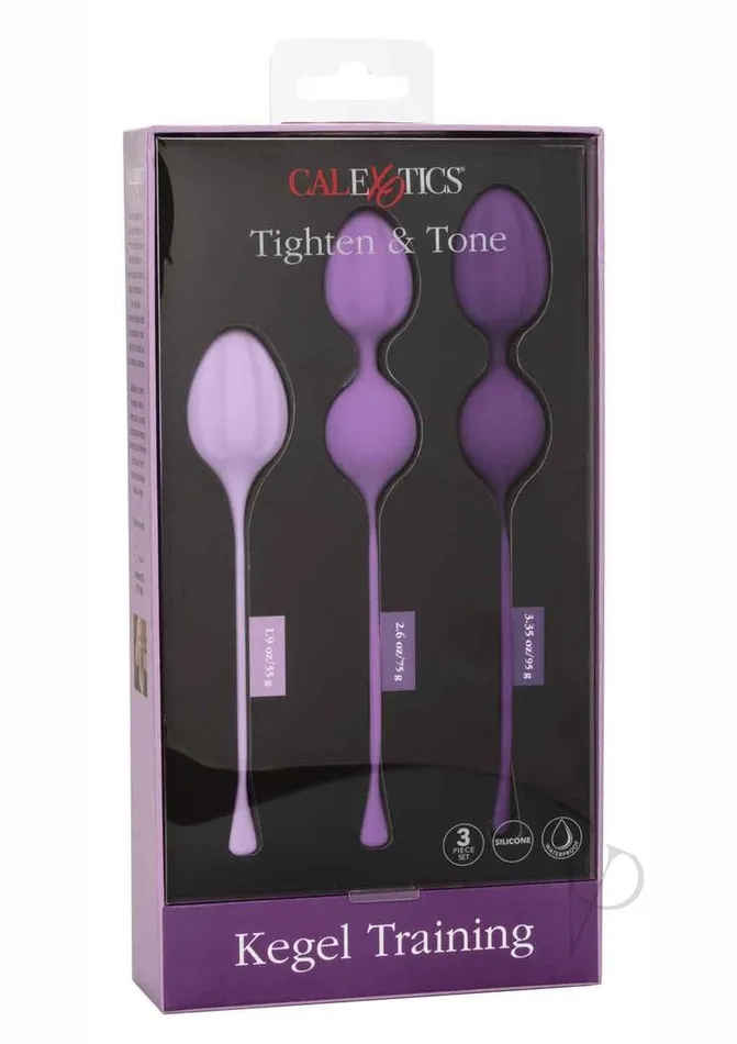 Kegel Female Sex Toys Kegel Training 3 piece Set Purple