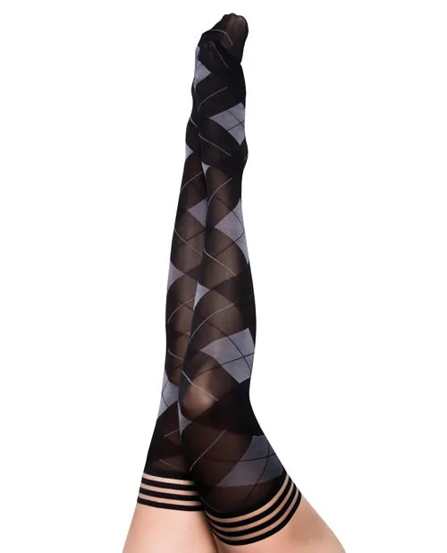 Kixies Kimmie Argyle Thigh High Argyle A Kixies Vibrators