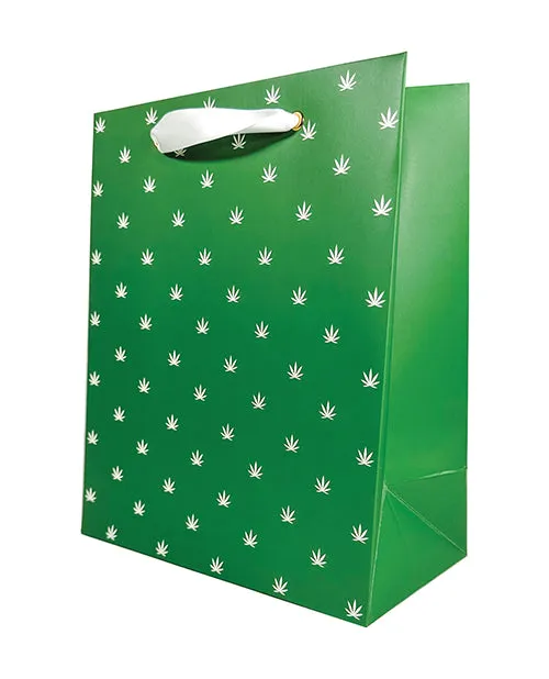 Kush Kards Vibrators Polka Pot Gift Bag GreenWhite