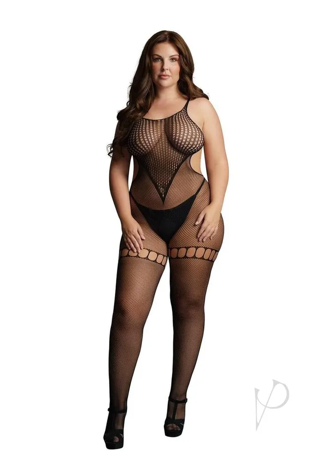 Le Desir Duo Net High Neck Bodystocking Queen Black Le Desir Anal Le Desir Duo Net High Neck Bodystocking Queen Black Le Desir Anal