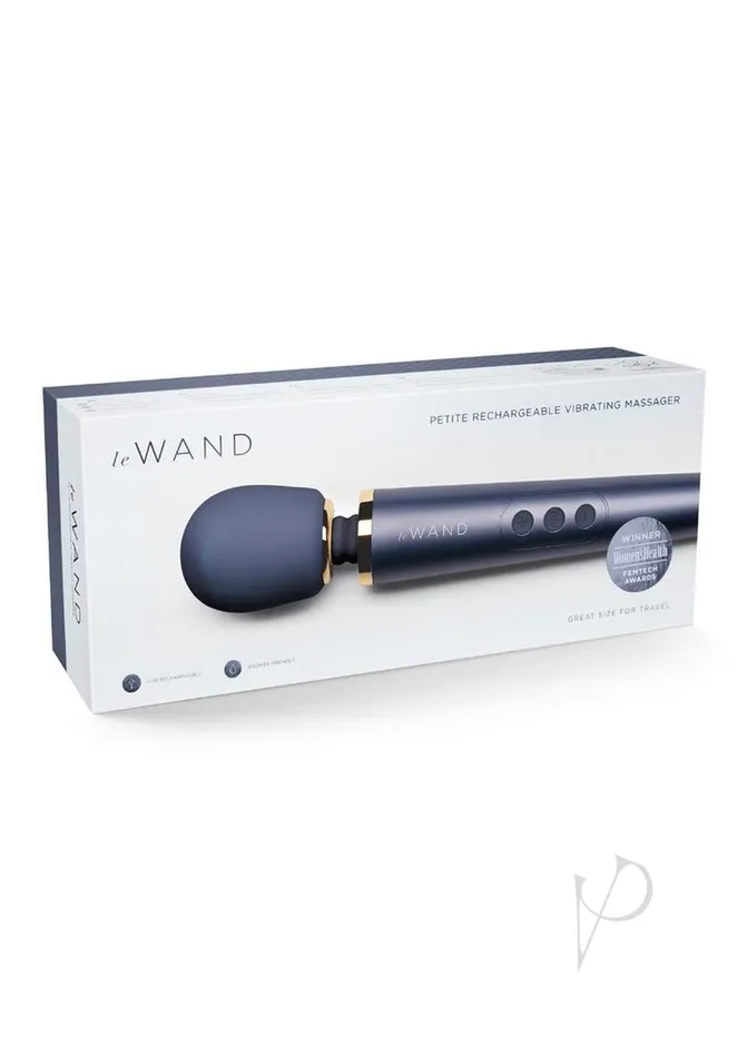 Le Wand Petite Rechargeable Silicone Vibrating Massager Navy Blue Le Wand Female Sex Toys Le Wand Petite Rechargeable Silicone Vibrating Massager Navy Blue Le Wand Female Sex Toys
