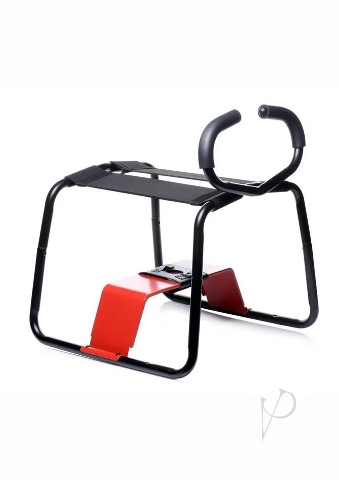 Lovebotz LoveBotz Bangin Bench EZRide Sex Stool with Handles BlackRed Anal