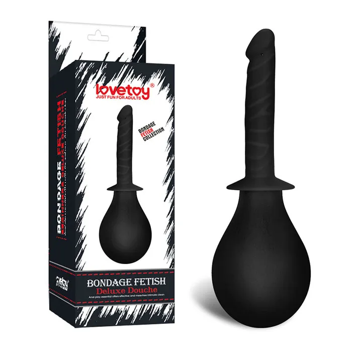 Lovetoy Anal Bondage Fetish Deluxe Unisex Douche Black
