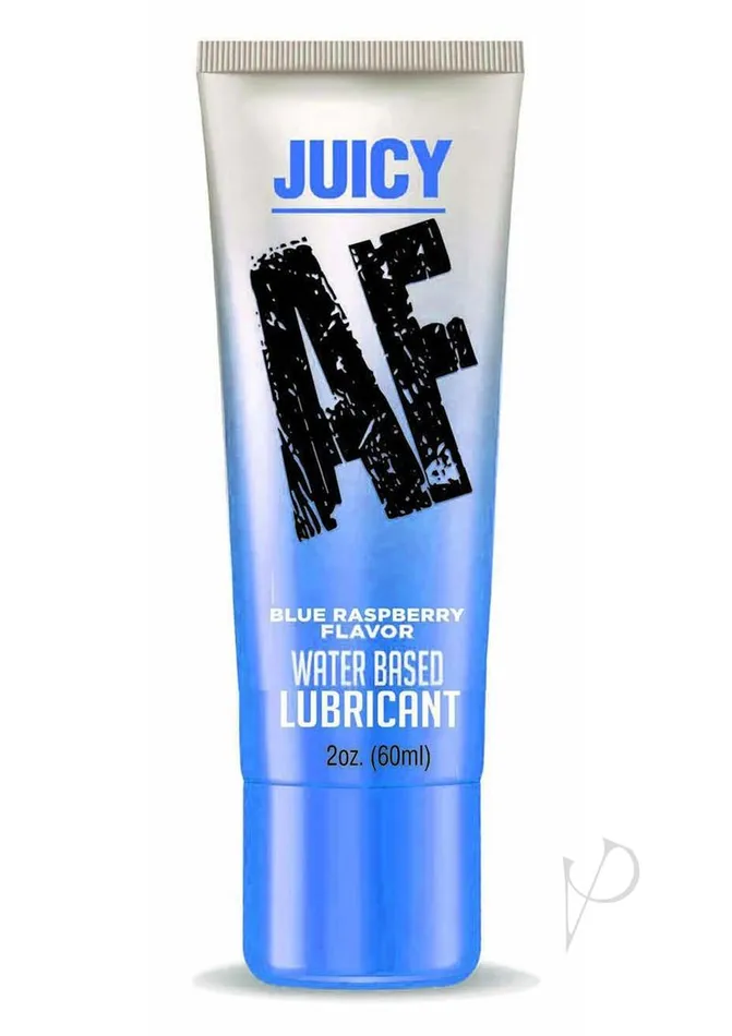 Lubricants Af Juicy AF Water Based Flavored Lubricant Blue Raspberry 2oz