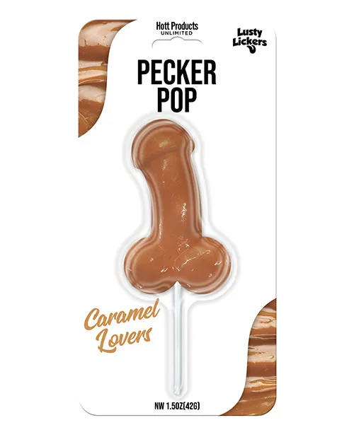 Lusty Lickers Pecker Pop Caramel Lovers Lollipop Hott Products Vibrators Lusty Lickers Pecker Pop Caramel Lovers Lollipop Hott Products Vibrators