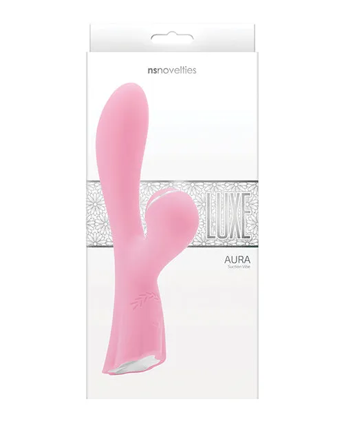 Luxe Female Sex Toys Luxe Aura Rechargeable Silicone Clitoral Stimulator Pink Luxe Female Sex Toys Luxe Aura Rechargeable Silicone Clitoral Stimulator Pink