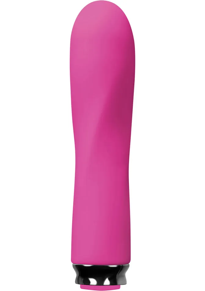 Luxe Vibrators Luxe Collection Scarlet Rechargeable Silicone Compact Vibrator Pink Luxe Vibrators Luxe Collection Scarlet Rechargeable Silicone Compact Vibrator Pink