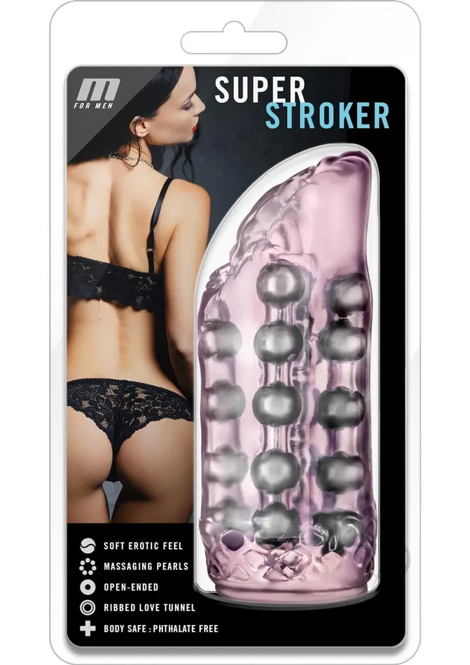M For Men Male Sex Toys M for Men Super Stroker Masturbator Pink
