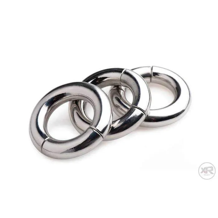 Magnetize Stainless Steel Magnetic Ball Stretcher 3 Pack Master Series Male Sex Toys