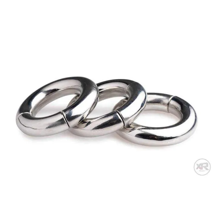 Magnetize Stainless Steel Magnetic Ball Stretcher 3 Pack Master Series Male Sex Toys
