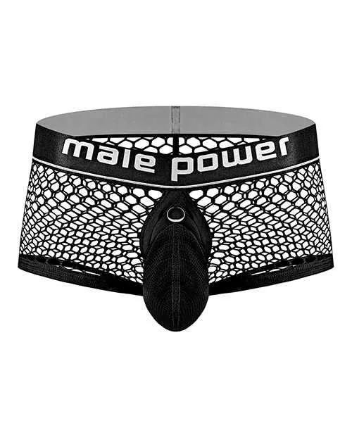 Male Power Male Sex Toys Cock Pit Fishnet Mini Cock Ring Short Black XL Male Power Male Sex Toys Cock Pit Fishnet Mini Cock Ring Short Black XL