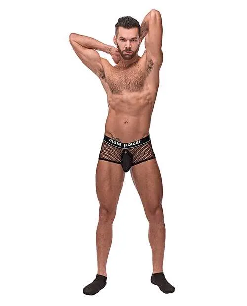 Male Power Male Sex Toys Cock Pit Fishnet Mini Cock Ring Short Black XL Male Power Male Sex Toys Cock Pit Fishnet Mini Cock Ring Short Black XL