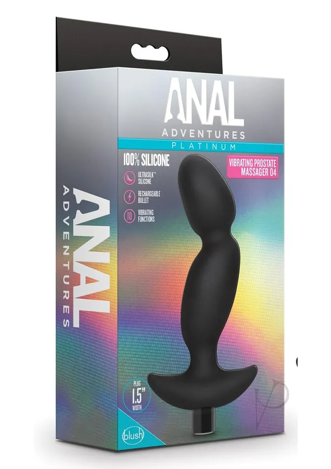 Male Sex Toys Anal Adventures Anal Adventures Platinum Silicone Rechargeable Vibrating Prostate Massager 04 Black Male Sex Toys Anal Adventures Anal Adventures Platinum Silicone Rechargeable Vibrating Prostate Massager 04 Black