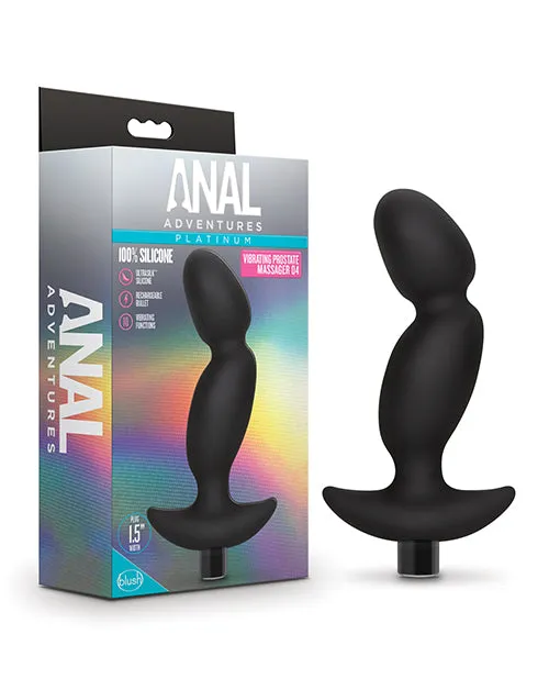 Male Sex Toys Anal Adventures Anal Adventures Platinum Silicone Rechargeable Vibrating Prostate Massager 04 Black Male Sex Toys Anal Adventures Anal Adventures Platinum Silicone Rechargeable Vibrating Prostate Massager 04 Black