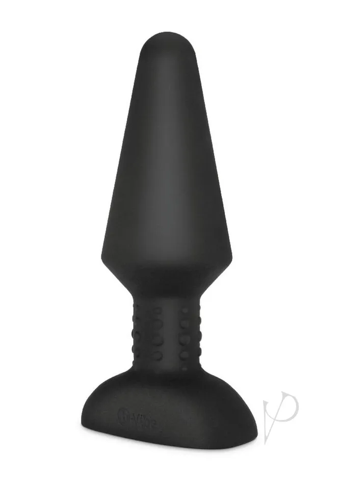 Male Sex Toys B Vibe BVibe Rimming XL Rechargeable Silicone Anal Plug with Remote Control XLarge Black