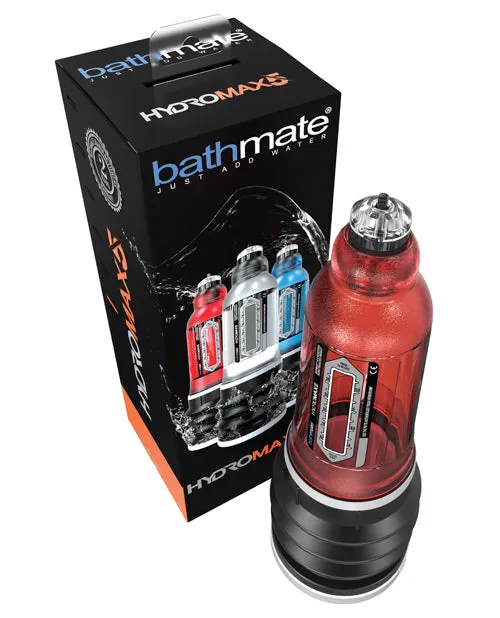 Male Sex Toys Bathmate Hydromax5 Penis Pump Red
