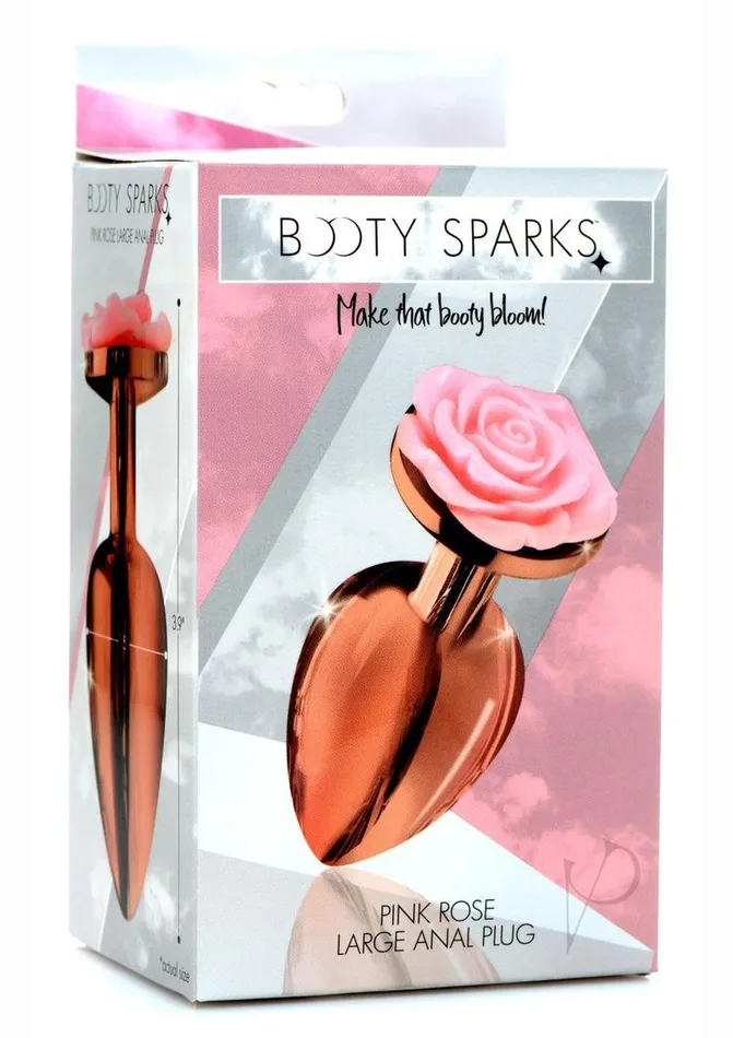 Male Sex Toys Booty Sparks Aluminum Anal Plug Large PinkRose Gold Booty Sparks Male Sex Toys Booty Sparks Aluminum Anal Plug Large PinkRose Gold Booty Sparks