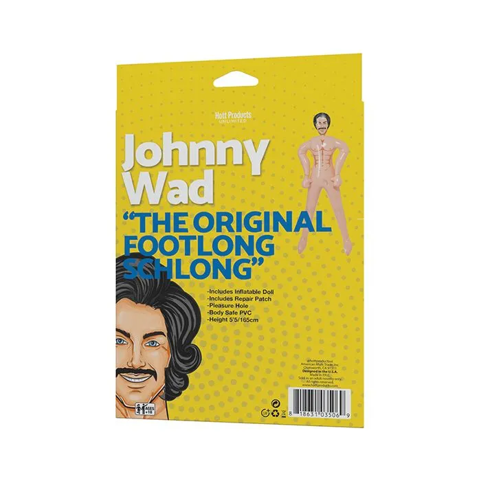 Male Sex Toys Hott Johnny Wad wLarge Penis Blow Up Doll