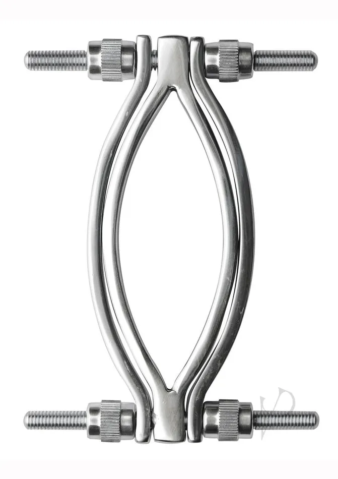 Male Sex Toys Master Series Stainless Steel Adjustable Labia Streader Master Series