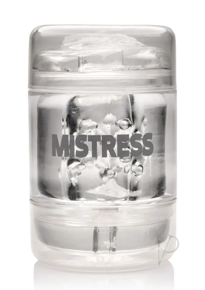 Male Sex Toys Mistress Mistress Double Shot Pussy and Ass Stroker Clear