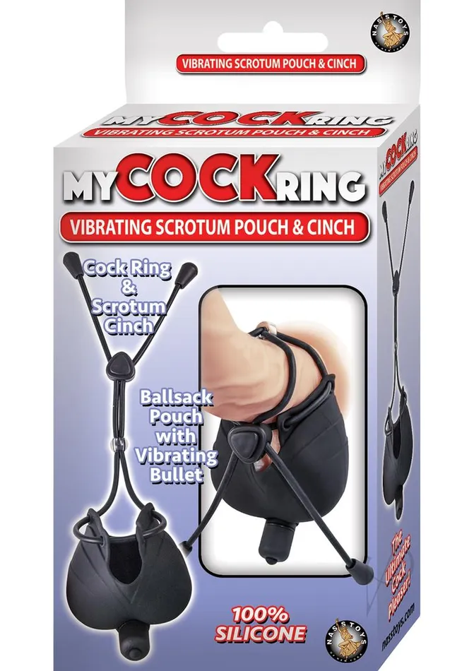 Male Sex Toys My Cock Ring Vibrating Scrotum Pouch and Cinch Silicone Cock Tie Black My Cockring Male Sex Toys My Cock Ring Vibrating Scrotum Pouch and Cinch Silicone Cock Tie Black My Cockring