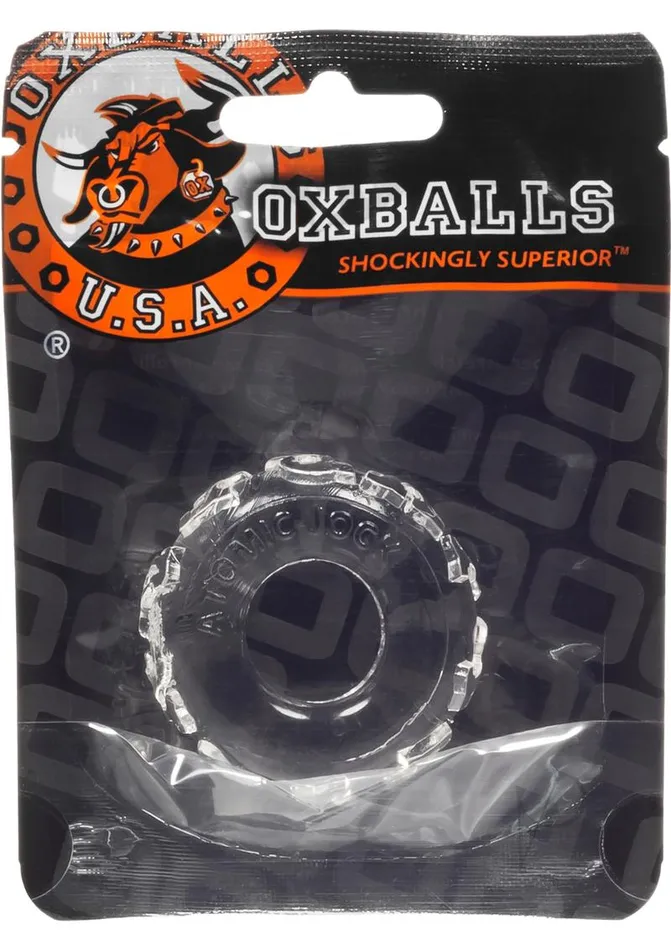 Male Sex Toys Oxballs Oxballs Atomic Jock Jelly Bean Cock Ring Clear