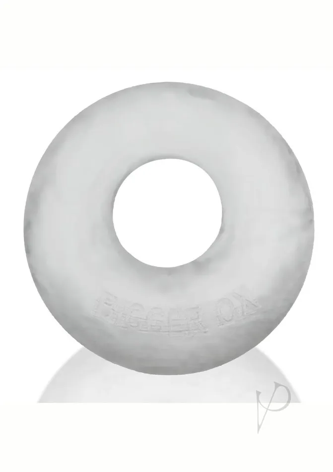 Male Sex Toys Oxballs Oxballs Bigger Ox Silicone Cock Ring Clear Ice