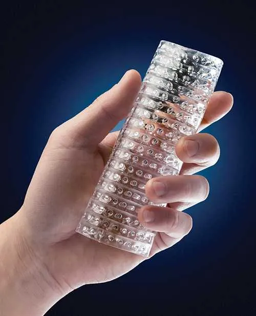 Male Sex Toys Rize Rize Strokez Dual End Masturbator Clear