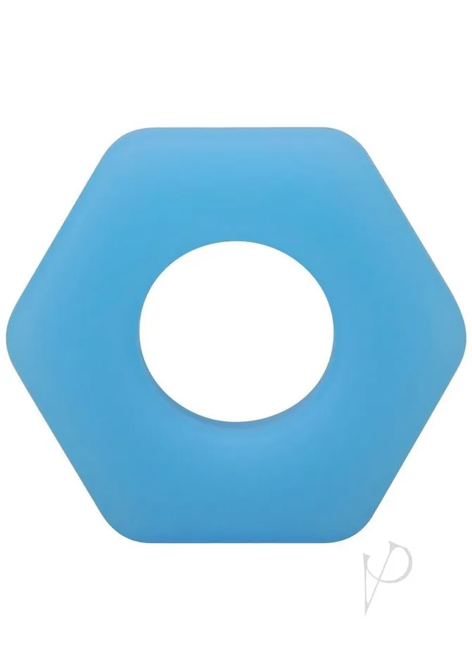 Male Sex Toys Rock Solid Rock Solid The Cog Silicone Cock Ring Blue
