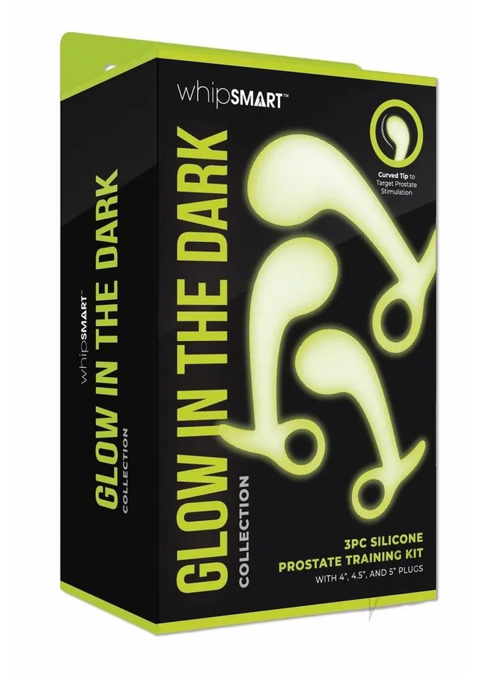 Male Sex Toys Whipsmart WhipSmart Glow in the Dark Prostate Training Kit 3 Piece Green Male Sex Toys Whipsmart WhipSmart Glow in the Dark Prostate Training Kit 3 Piece Green