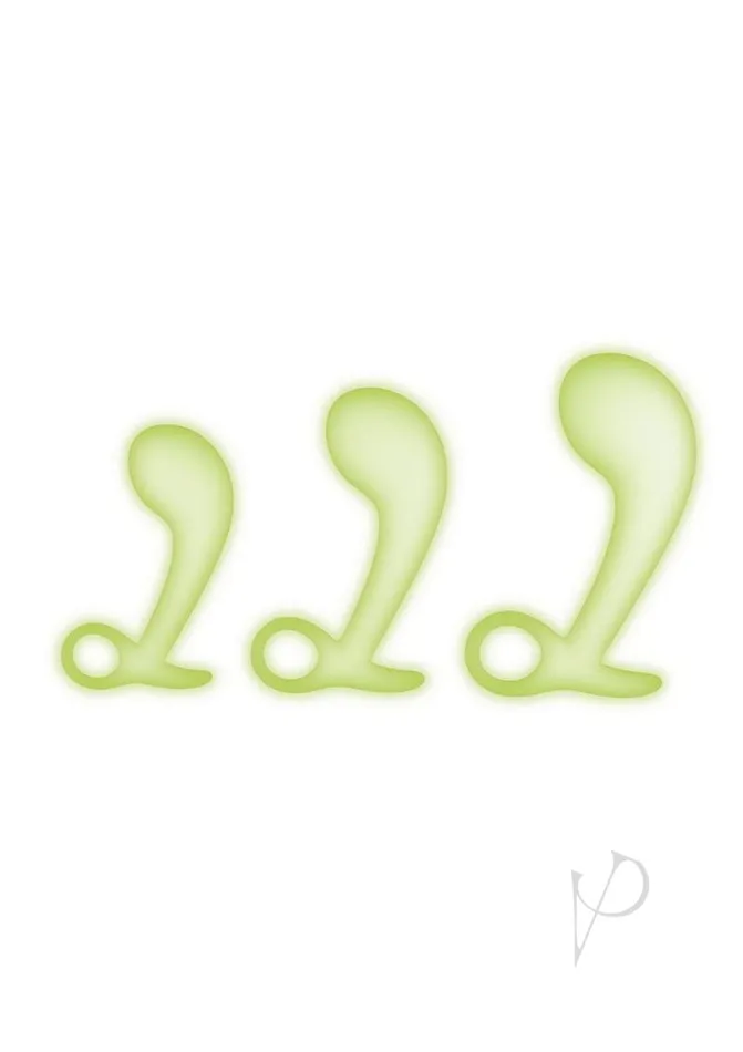 Male Sex Toys Whipsmart WhipSmart Glow in the Dark Prostate Training Kit 3 Piece Green Male Sex Toys Whipsmart WhipSmart Glow in the Dark Prostate Training Kit 3 Piece Green