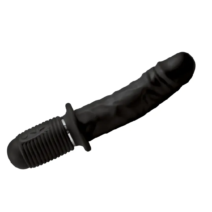 Master Series Anal Power Pounder Vibrating and Thrusting Silicone Dildo Black Master Series Anal Power Pounder Vibrating and Thrusting Silicone Dildo Black