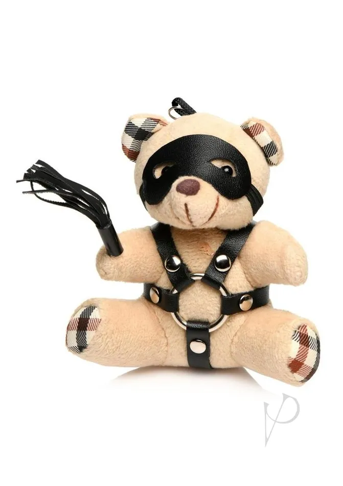 Master Series BDSM Teddy Bear Keychain Tan Master Series Male Sex Toys