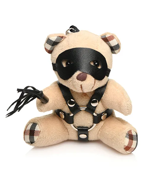 Master Series BDSM Teddy Bear Keychain Tan Master Series Male Sex Toys