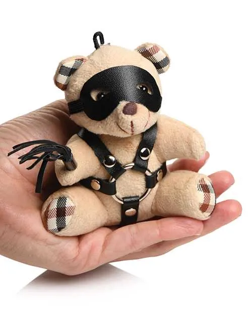 Master Series BDSM Teddy Bear Keychain Tan Master Series Male Sex Toys