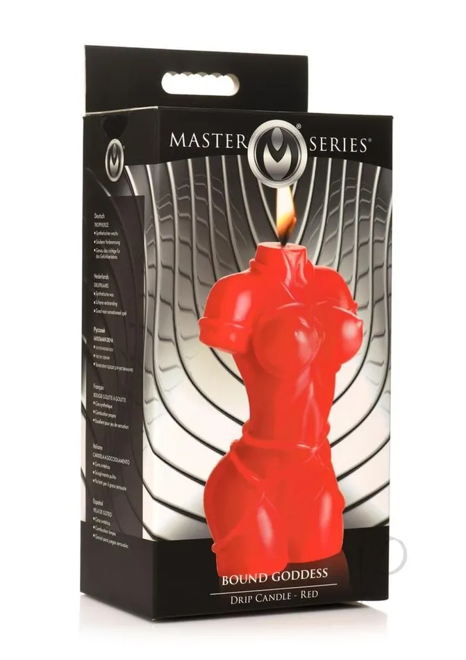Master Series Bound Goddess Drip Candle Red Master Series Anal