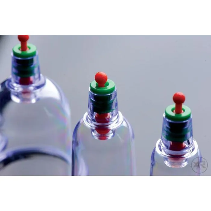 Master Series Female Sex Toys Sukshen 6 Piece Cupping Set with AcuPoints
