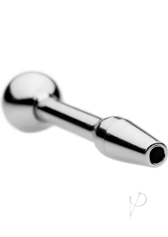 Master Series Master Series Chasm Stainless Steel CumThru Insert Gray Male Sex Toys