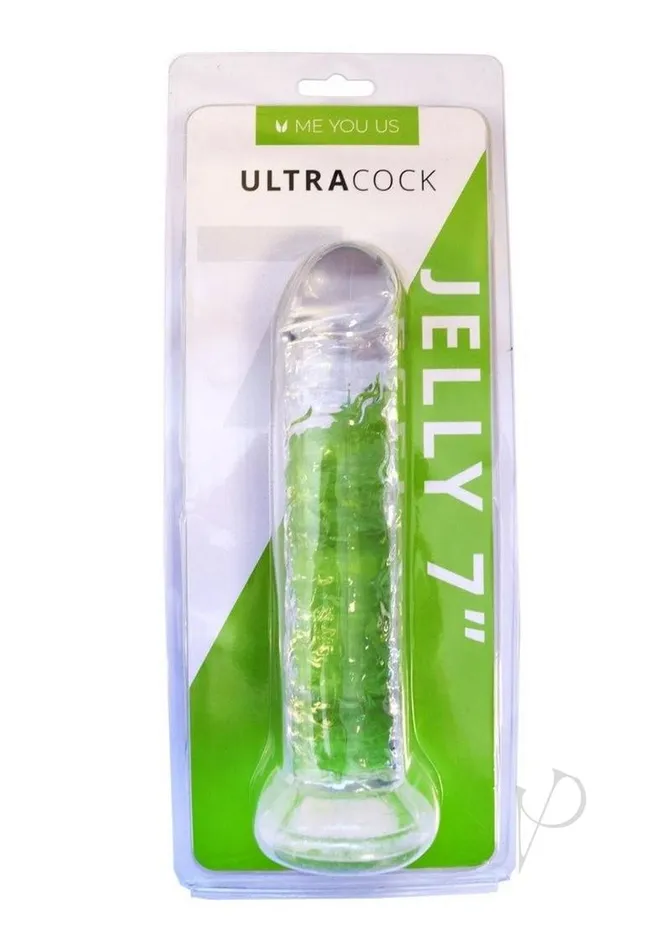 ME YOU US Ultracock Jelly Dong 7in Clear Me You Us Dildos