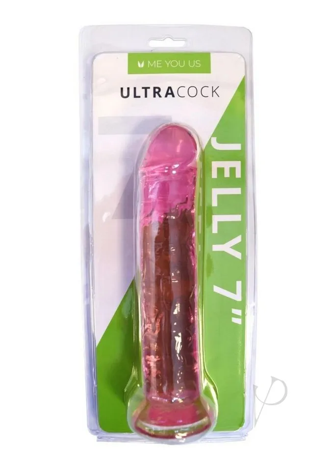 ME YOU US Ultracock Jelly Dong 7in Pink Me You Us Dildos