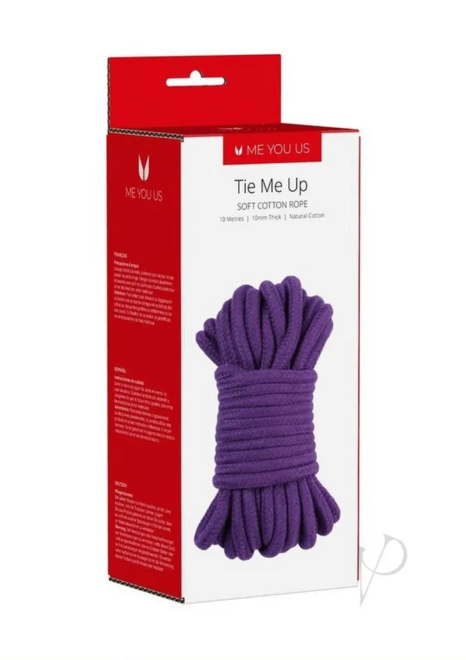 Me You Us Vibrators ME YOU US Tie Me Up Rope 10m Purple
