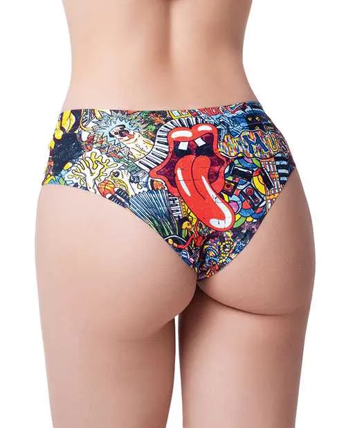 Mememe Mememe Psychotropical Trash Printed Slip LG Vibrators