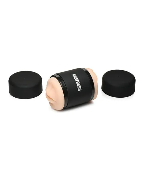 Mistress Male Sex Toys Curve Toys Mistress Double Shot Mini Masturbator Mouth Pussy Light Mistress Male Sex Toys Curve Toys Mistress Double Shot Mini Masturbator Mouth Pussy Light