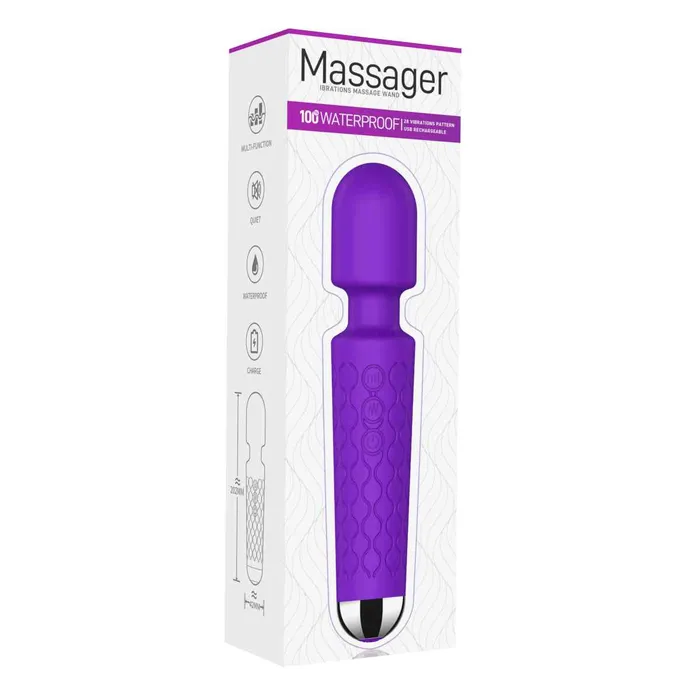 My Store Female Sex Toys 20 Vibrating Patterns Wand Massager