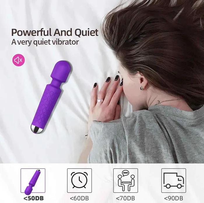 My Store Female Sex Toys 20 Vibrating Patterns Wand Massager