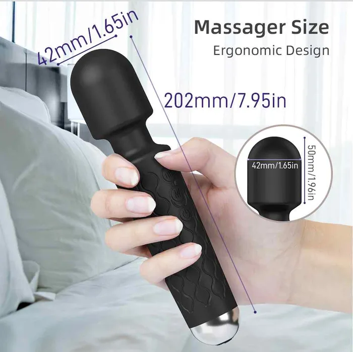 My Store Female Sex Toys 20 Vibrating Patterns Wand Massager