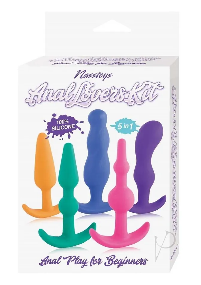 Nasstoys Anal Anal Lovers Kit Silicone Anal Plugs Multicolor