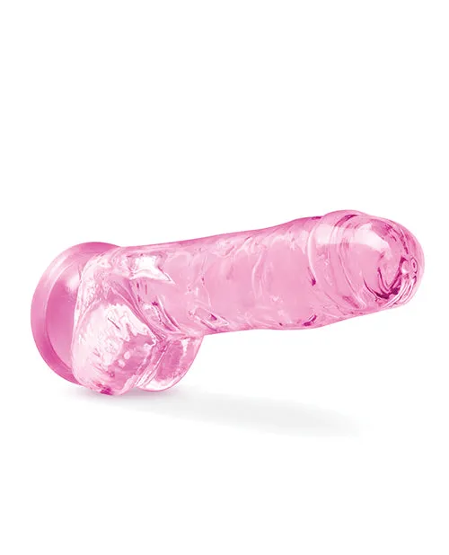 Naturally Yours Female Sex Toys Naturally Yours Crystalline Dildo 8in Rose
